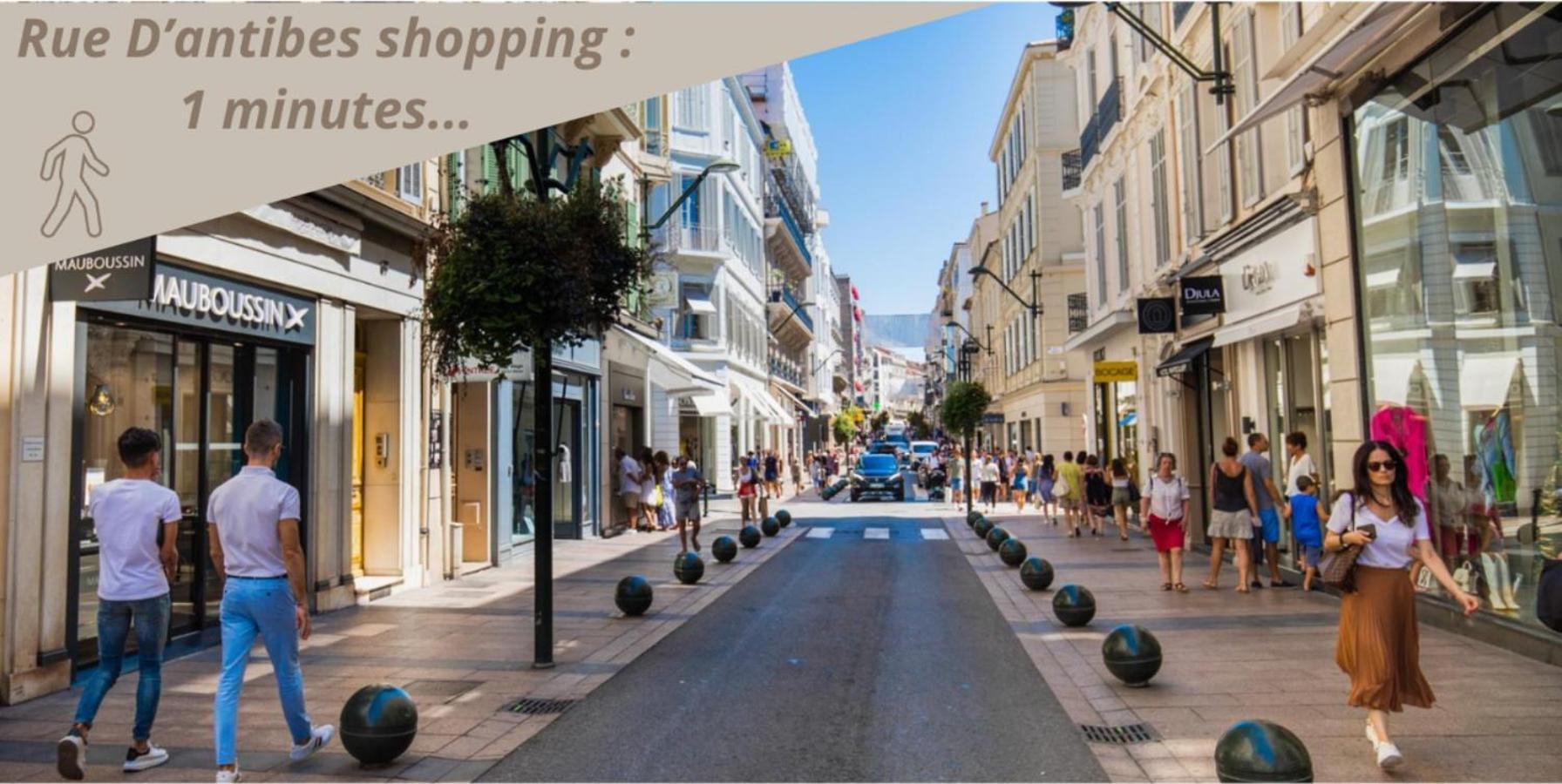 F2 Rue Saint Honore L, Hypercentre Proche Du Palais Des Festivals *